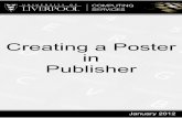 Create Poster in Publisher 2