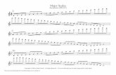 Major Scales Saxophones Bb3 - G7