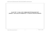 Gate Valve Maintenance Manual