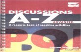 Adrian Wallwork Discussions a-Z Advanced Teachers Book a Resource Book of Speaking Activities Cambridge Copy Collection 1997