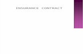 Contract of Insurance