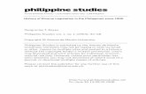 History of Divorce Legislation in the Philippines since 1900