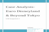 Euro Disneyland & Beyond Tokyo Case Analysis