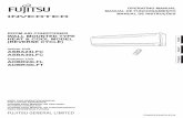 Manual de Funcionamento Ar Cond. Fujitsu 24000 Btu Split High Wall