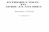 Intro to African Studies--2013 Editted