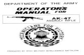 AK47 US Army Operator Manual