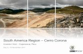 Cerro Corona Info