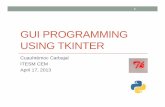 GUI Programming Using Tkinter
