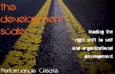 The Development Scale Leading the Right Shift to Self and Organizational Development