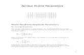 Surface Metrology Guide - Profile Parameters