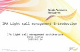 IL1 Call Management Introduction