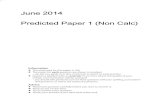 Predicted Paper 1 2014 (1)