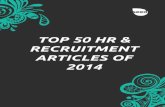 Top 50 HR & Recruitment Articles of the Year