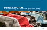 China's Cotton: A growing market opportunity