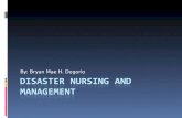 Disaster Nursing and Management