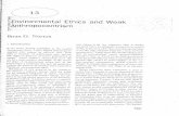Norton Env. Ethics and Weak Anthropocentrism