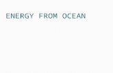 Energy From Ocean