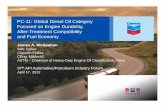 10 PC 11 Global Diesel Oil Category Focused on Eng Durability Aft Treat Compatability Fuel Econ JMcGeehan Chevron