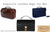 Luxury Handcrafted Leather Bags for Men