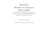 Seminar Msc Fin Presentation 20132014