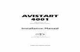 Avistart 4001 Remote Starter Installation Manual
