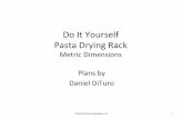 Pasta Drying Rack Plans Metric