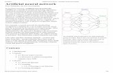 Artificial Neural Network - Wikipedia, The Free Encyclopedia