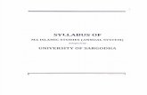 MA Islamiat Annual System Syllabus