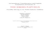 Ebers Papyrus-egypt Medicine