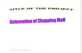 Automation of Shopping Mall