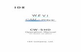 IDX Cam-wave CW-5HD Manual