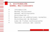 Distribucion Normal Multivariante