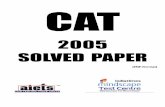 CAT Exam 2005 Paper Full Version