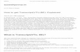 How to Get Transcript(VTU,BE)_ Explained _ Sureshjonna