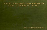 Game Animals of India 0 Lyde
