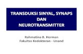 Kuliah 1. Transduksi Sinyal, Sinaps Dan Neurotransmitter