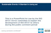 ISO 20121 Powerpoint
