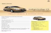 TATA Indigo-Indigo CS Owners Manual & Service Book