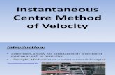 Instantaneous Centre Method