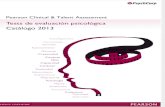 Catalogo Tests Pearson Clinical 2013