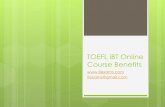 CLASE 4 2013-01!05!15!09!40 TOEFL IBT Online Course Benefits