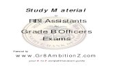 RBI Study Material - Gr8AmbitionZ