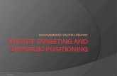 Market Targeting and Strategic Positioning