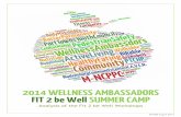 Wellness Ambassador FIT 2 Be Well Report 9.8