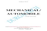 MECHANICAL/ AUTOMOBILE  TITLES 2014-2015