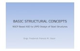 Basic Structural Concepts NSCP Based ASD to LRFD Design of Steel Structures