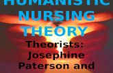 Humanistic Nursing Theory by Paterson and Zderad