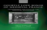 O'Neill - Courtly Love Songs of Medieval France