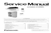 Panasonic CS-W50BB4P CU-V50BBP8 CU-W50BBP8 Service Manual Repair Guide