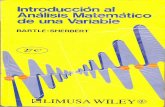 Introduccion Al Analisis Matematico de Una Variable Bartle Sherbert